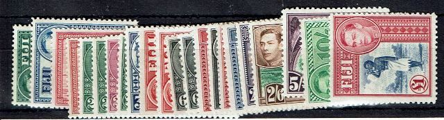 Image of Fiji SG 249/66b LMM British Commonwealth Stamp